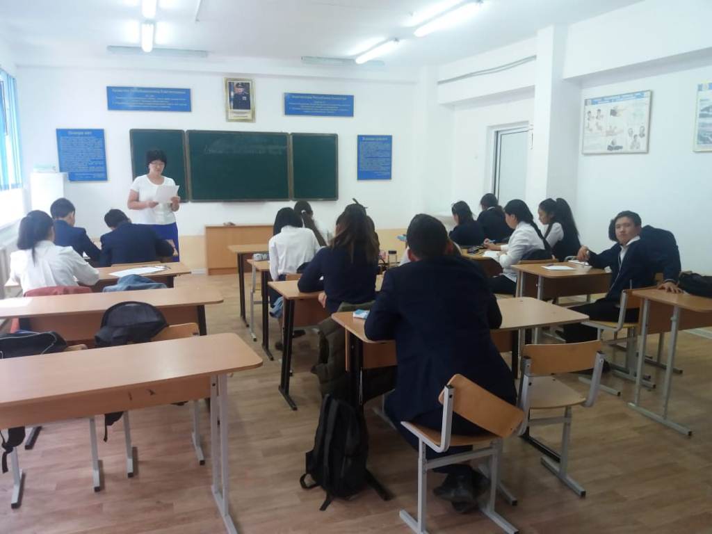 «Жібек жолы мектеп-лицейі» КММ  «Астана – бейбітшілік бесігі» атты тақырыпта жалпықазақстандық ашық диктанты өтті. 