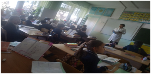 Шу қаласы "Жібек жолы" мектеп-лицейіндегі оқушылардың ыстық тамағын ұйымдастыру туралы І-жарты жылдық есебі